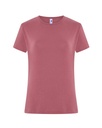 Koszulka Damska Slim Bawelniana JHK152 - ANCIENT PINK