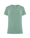 Koszulka Damska Slim Bawelniana JHK152 - MOSS GREEN