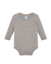 Body Niemowlęce Bawełniane TSRB BODY LS - Grey Melange