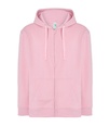 Bluza Meska z Kapturem i Zamkiem Szczotkowana Mieszanka SWUA HOOD - Pink