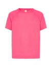 T-shirt Sportowy Poliester JHK100 - Fucsia Fluor