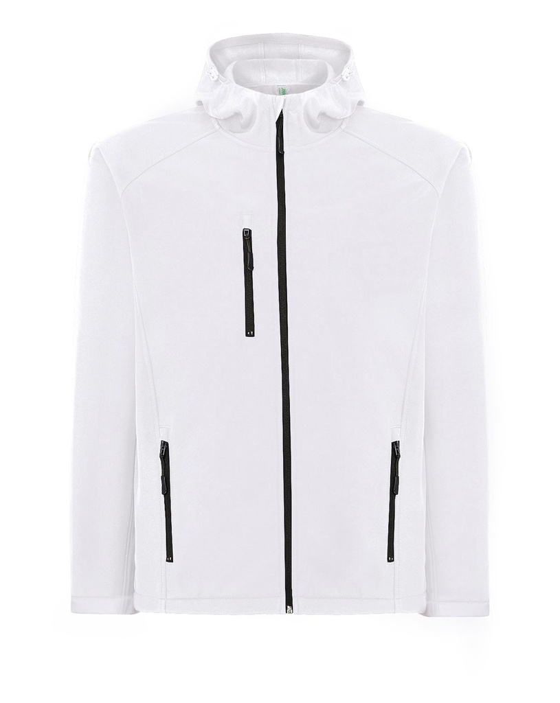 Kurtka Softshell SOFT HOOD - White