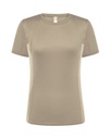 T-shirt Damski Sportowy Slim Poliester SPORT LADY - Desert