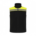 Kamizelka Premium Poliestrowa KAMIZELKA MOONTEX 410 HV NEOSTAR - SYF - Black/Gold Fluor
