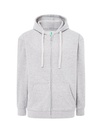 Bluza Meska z Kapturem i Zamkiem Szczotkowana Mieszanka SWUA HOOD - Ash Melange
