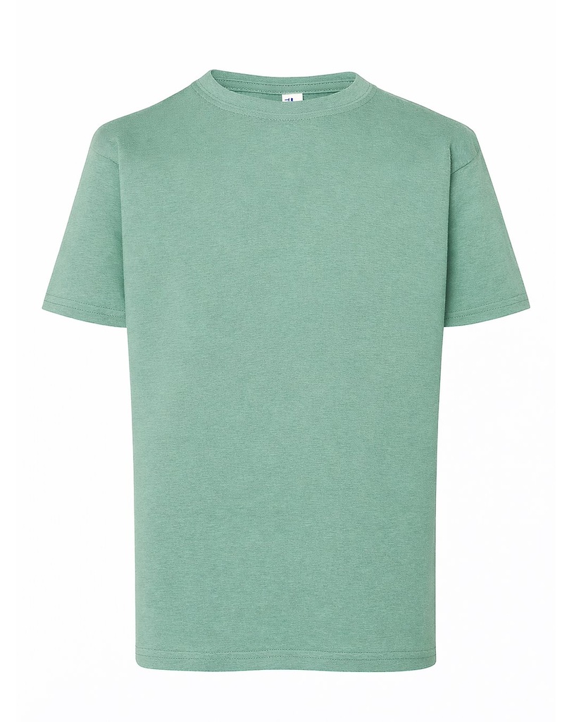 T-Shirt Dzieciecy Klasyczny Bawelniany JHK150K - MOSS GREEN