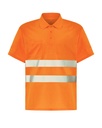 T-shirt Poliestrowy HV02U00 POLO SS - Orange Fluor