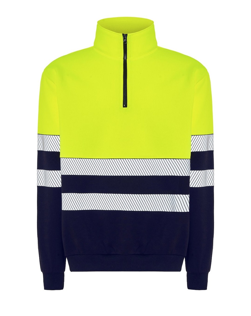 Bluza Poliestrowa HV05U00 - Navy / Gold Fluor