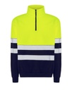Bluza Poliestrowa HV05U00 - Navy / Gold Fluor