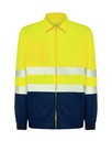 Kurtka Slim Softshell Poliestrowa HV08U00 Kurtka - Navy / Gold Fluor