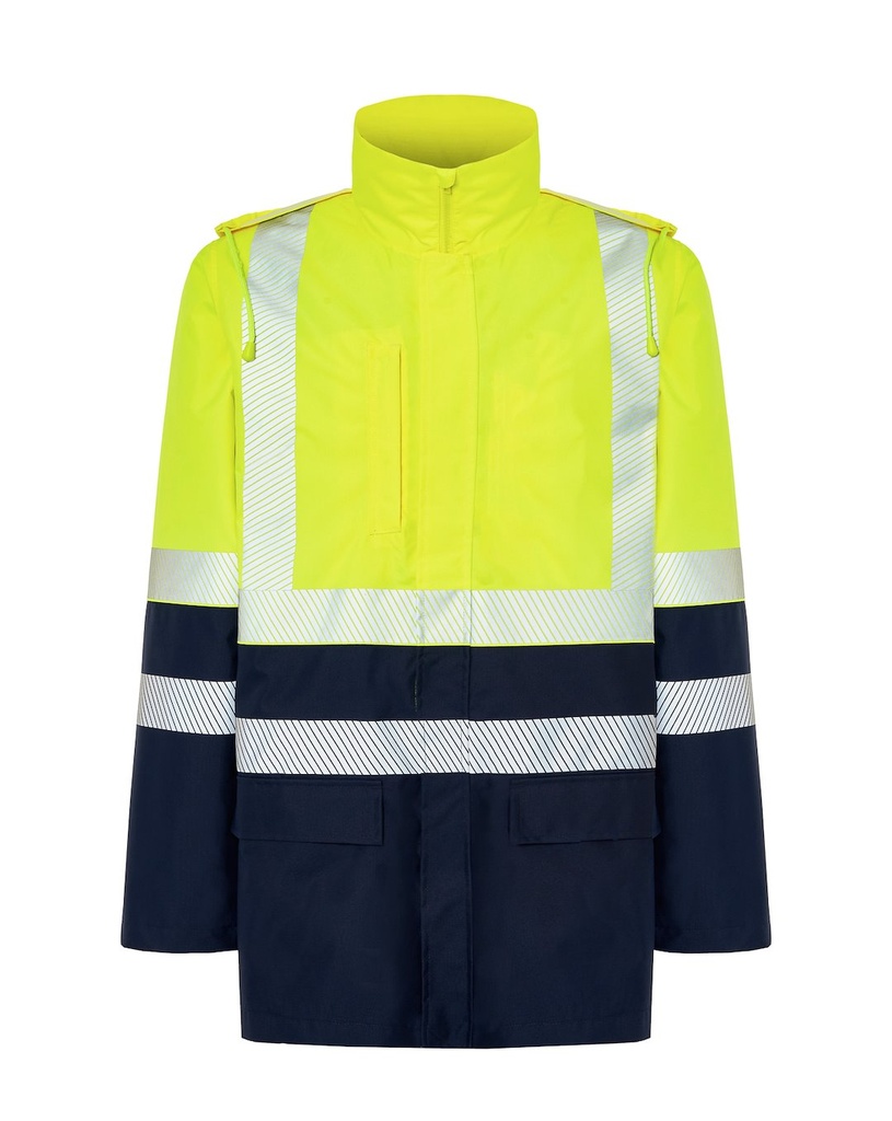 Kurtka Softshell Poliestrowa HV10U00 - Navy / Gold Fluor