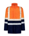 Kurtka Softshell Poliestrowa HV10U00 - Navy / Orange Fluor