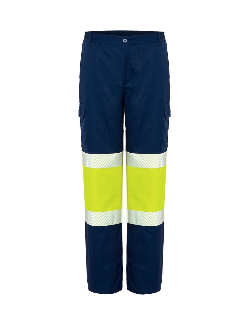 Spodnie HV12U00 HV12U00 Spodnie robocze - Navy / Gold Fluor