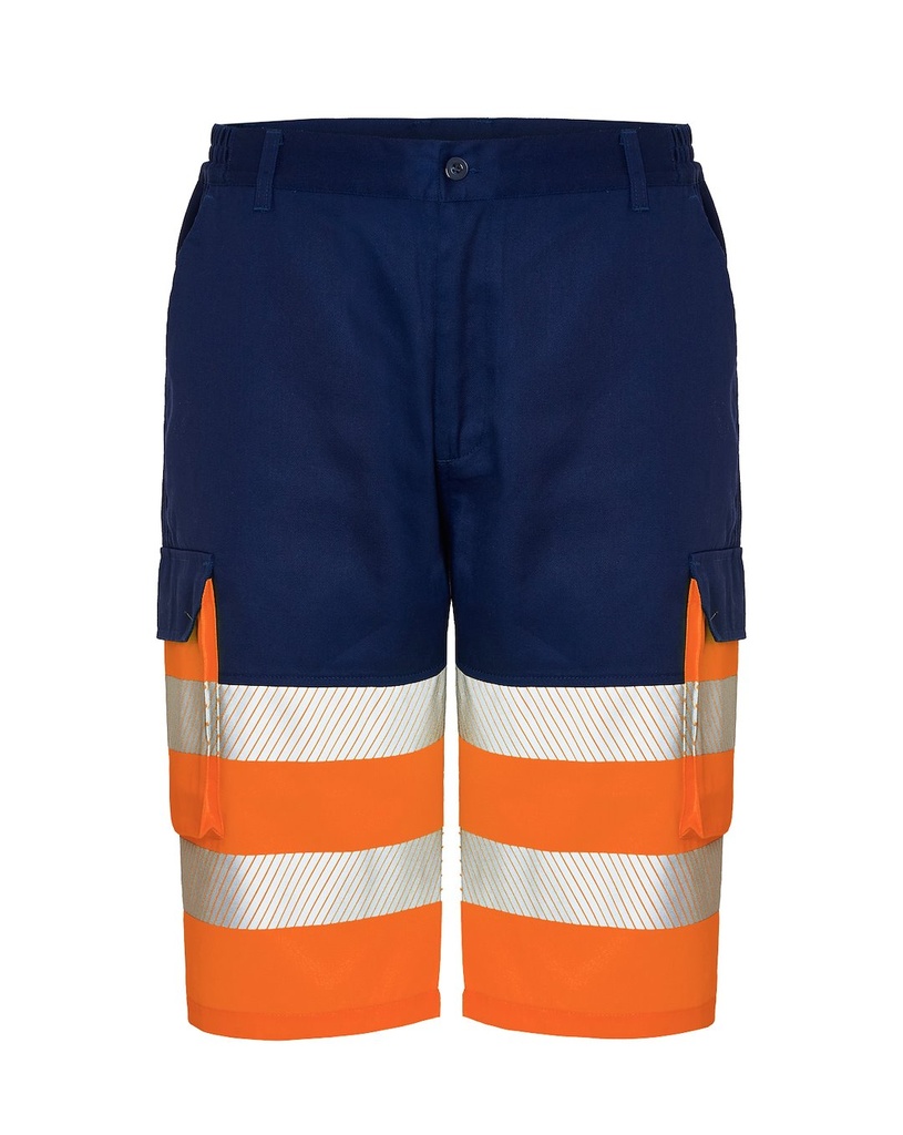 Fartuch Slim HV13U00 - Navy / Orange Fluor