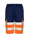 Fartuch Slim HV13U00 - Navy / Orange Fluor