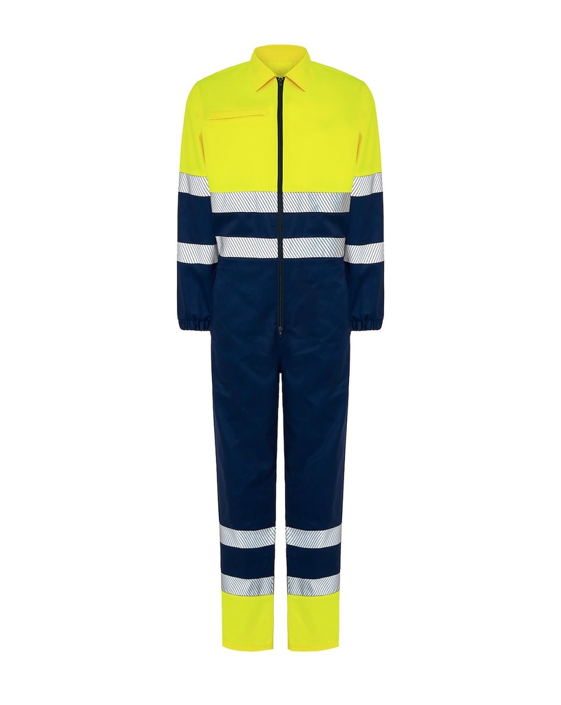 Fartuch Slim HV14U00 Kombinezon - Navy / Gold Fluor