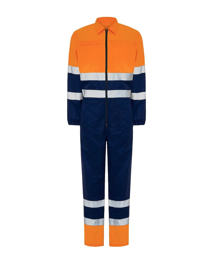 Fartuch Slim HV14U00 Kombinezon - Navy / Gold Fluor