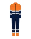 Fartuch Slim HV14U00 Kombinezon - Navy / Gold Fluor