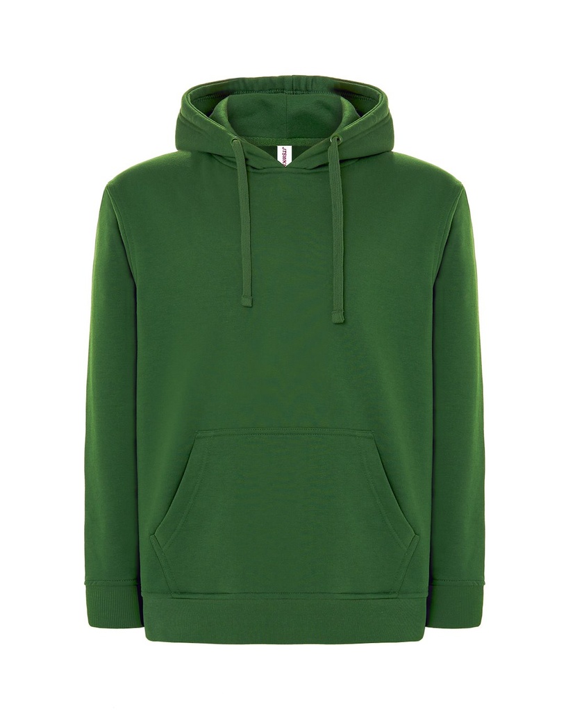 Bluza Z Kapturem Bawelniana Poliestrowa Bluza JT SWKNG - Bottle Green