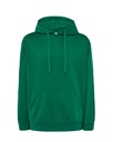 Bluza Z Kapturem Bawelniana Poliestrowa JHK420N - Kelly Green