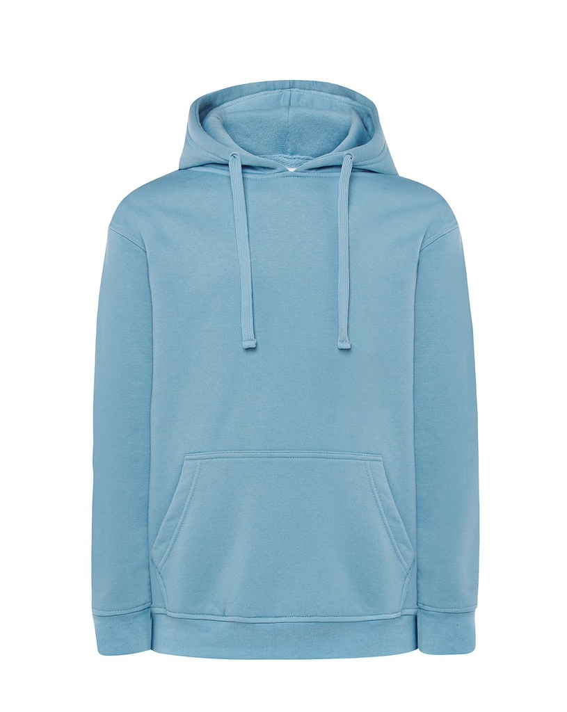 Bluza Z Kapturem Bawelniana Poliestrowa JHK420N - Sky Blue