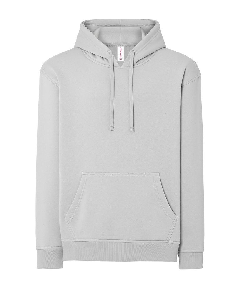 Bluza Z Kapturem Bawelniana Poliestrowa JHK420N - Silver