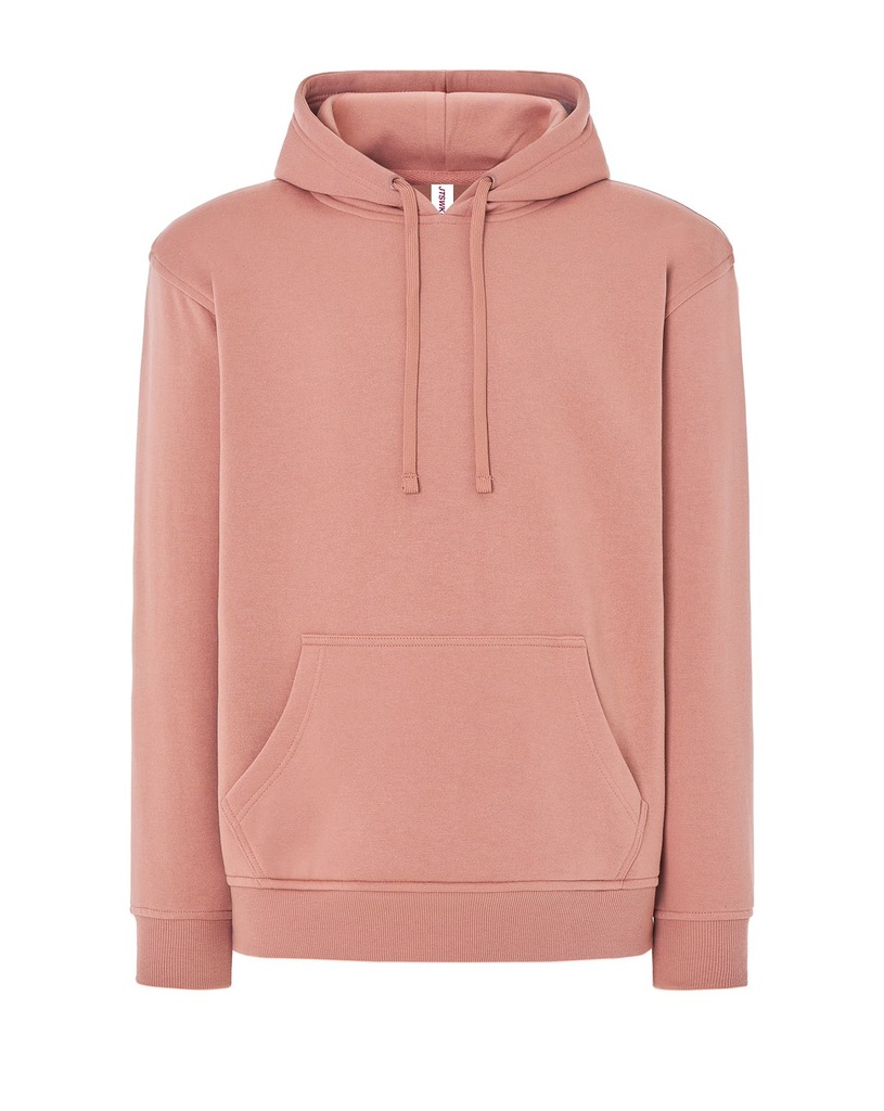 Bluza Z Kapturem Bawelniana Poliestrowa JHK420N - Pink Vintage