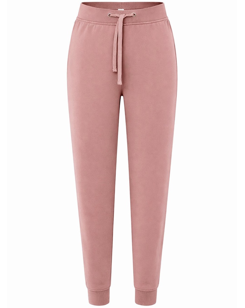 Spodnie Bawełniane SW PANTS CUFF FRENCH TERRY 240 - Pink Vintage