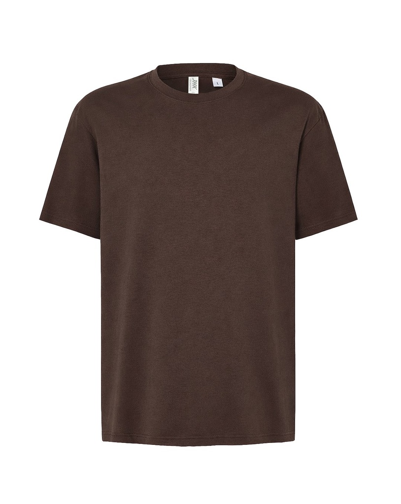 T-shirt Oversize Bawełniany TSUAOVER - Chocolate