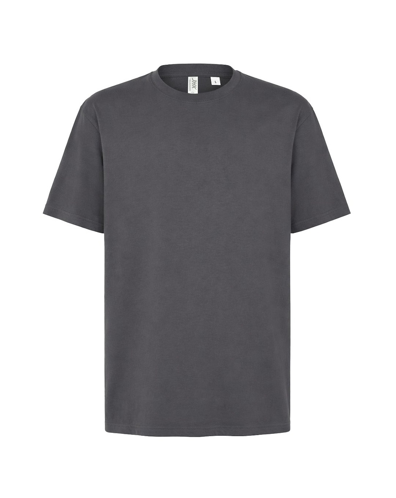 T-shirt Oversize Bawełniany TSUAOVER - Graphite