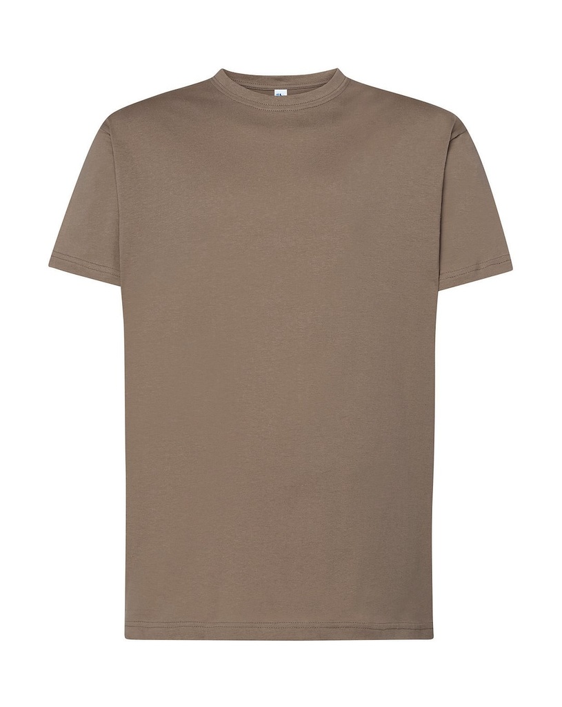 Koszulka Klasyczna Bawelniana TSRA 150 - Brown Dark