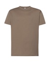 Koszulka Klasyczna Bawelniana JHK150 - Brown Dark