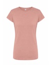 Damski T-shirt Slim JHK240 - Pink Vintage