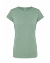 Damski T-shirt Slim JHK240 - MOSS GREEN