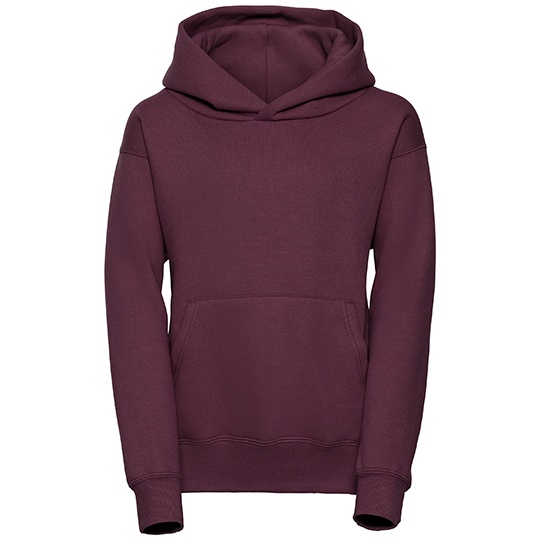 Bluza Klasyczna Czesana Bawelna Z575NK - Burgundy