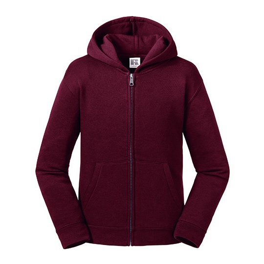 Bluza Dziecieca Rozpinana Bawelniana Z Kapturem Z266K - Burgundy