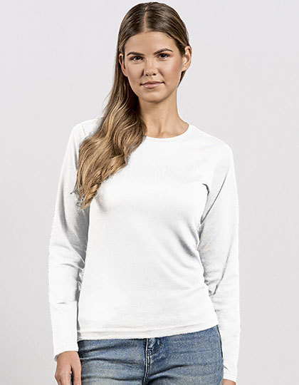 Koszulka Damska Klasyczna Bawelniana E4098 - White