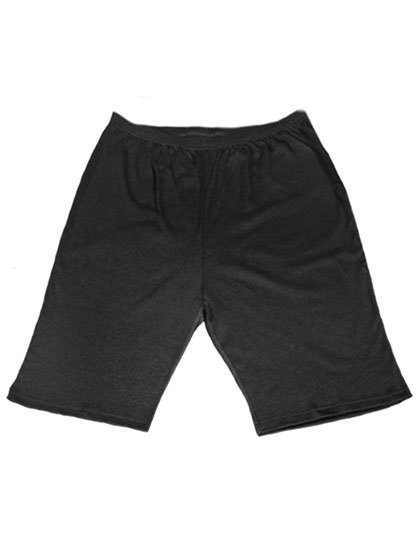 Krotkie spodenki dresowe z elastycznym pasem HY5105 - Black