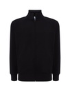 Bluza Rozpinana Poliester Bawelna JHK401 - Black