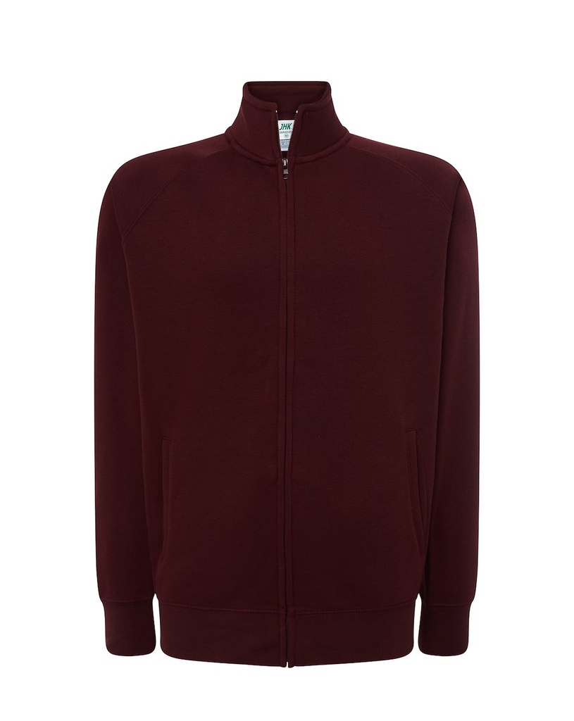 Bluza Rozpinana Poliester Bawelna JHK401 - Cardinal