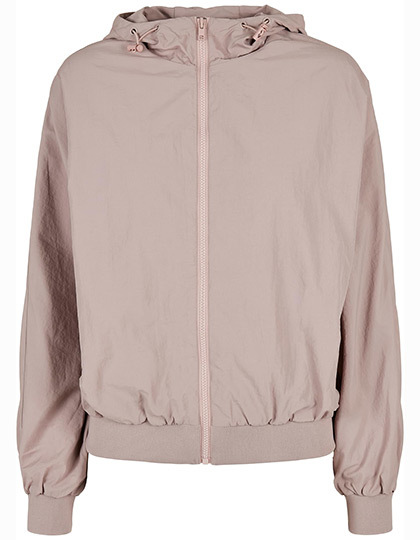 Kurtka Damska Oversize Poliamidowa BY182 - Dusk Rose
