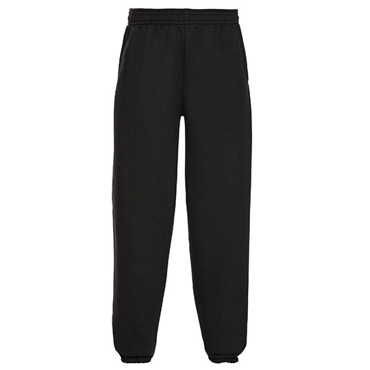 Spodnie Dresowe Dzieciece Klasyczne Bawelniane Z750K - Black