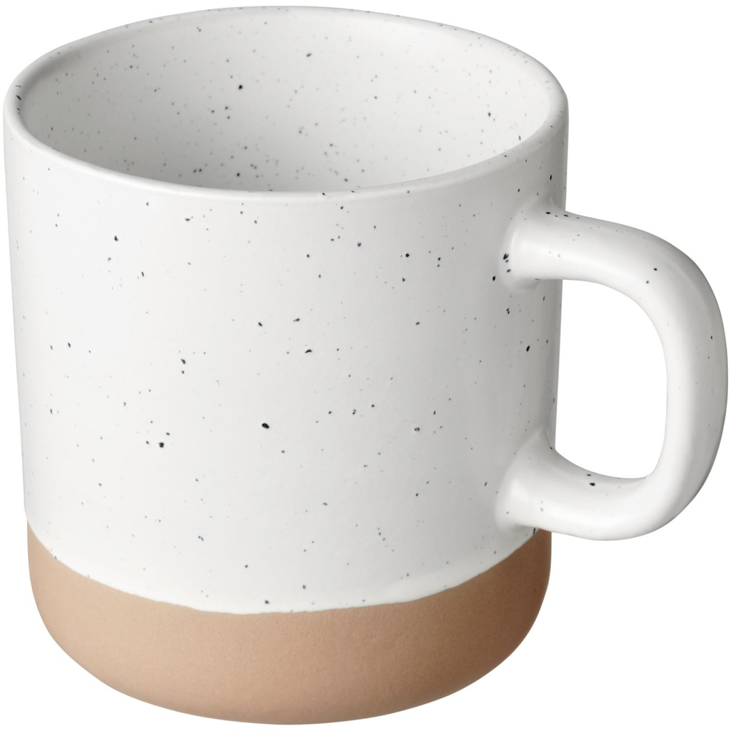 Kubek ceramiczny Pascal o pojemności 360 ml 100540 - Biały