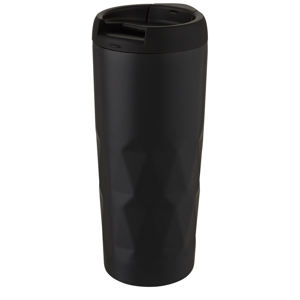 Prism miedziany, izolowany próżniowo kubek o pojemności 450 ml 100692 - Czarny