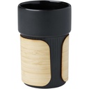 Fika kubek 340 ml z bambusową osłoną 100809 - Czarny