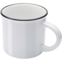 Bari kubek ceramiczny o pojemności 240 ml z błyszczącym wykończeniem 100844 - Biały