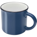 Bari kubek ceramiczny o pojemności 240 ml z błyszczącym wykończeniem 100844 - Oceaniczny niebieski