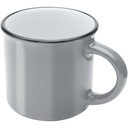 Bari kubek ceramiczny o pojemności 240 ml z błyszczącym wykończeniem 100844 - Szary