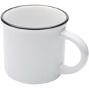 Bari kubek ceramiczny z nadrukiem sublimacyjnym o pojemności 240 ml 100845 - Biały
