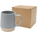 Dolce kubek ceramiczny o pojemności 300 ml z matowym wykończeniem 100855 - Szary